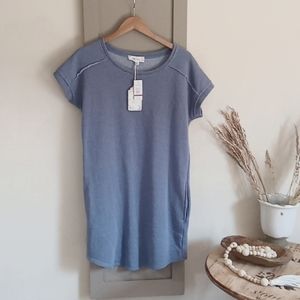 PINK ROSE SWEATSHIRT STYLE LOUNGE DRESS SZ L